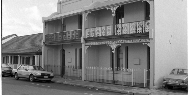 Vintage image of house on Nairn Street, in Fremantle's West End