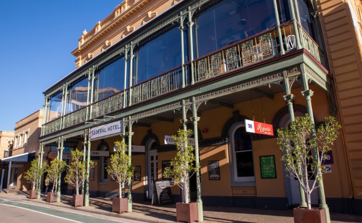 modern Aussie pub in heritage building
