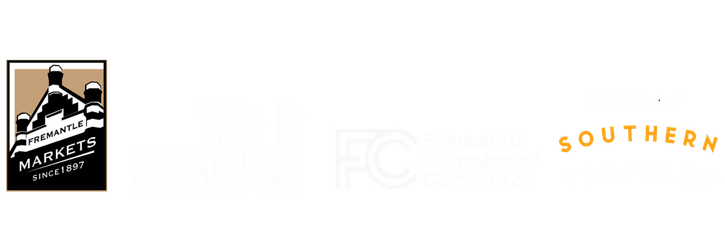 logo lockup for Fremantle Markets, This is Fremantle, Fremantle Chamber of Commerce and Great Southern Truffles 