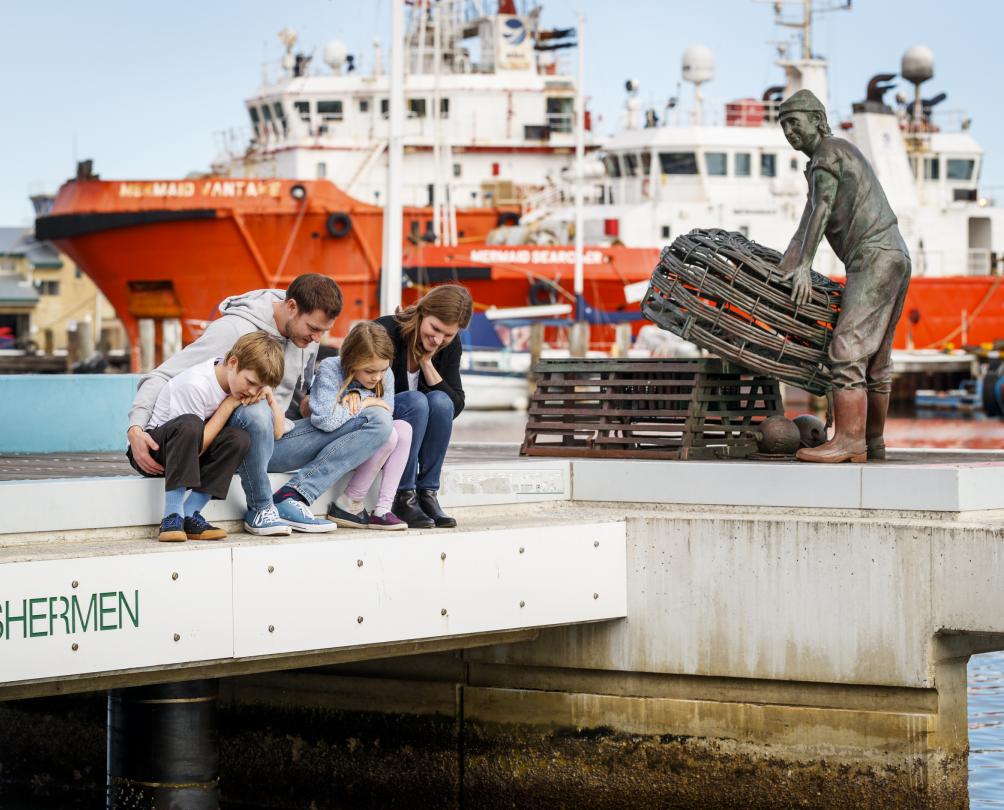 Fishing Boat Harbour Family day out