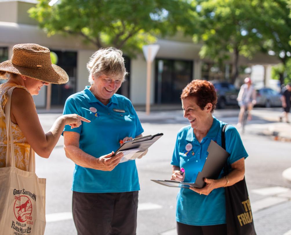 Fremantle Visitor Centre volunteers Fremantle Visitor Centre volunteers
