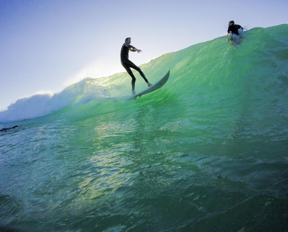 Surfing at Sandtrax
