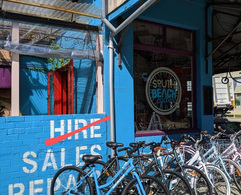 photo of outside of south beach cycles shop