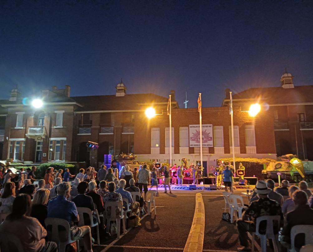 Army Museum WA concert.