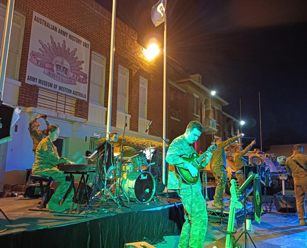 Army Museum WA concert.