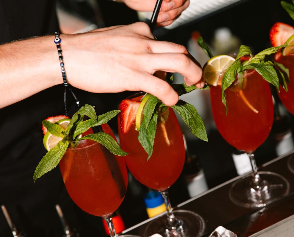 Drinks at Moon & Mary