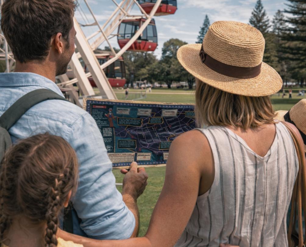 Lost Treasure map heritage festival Fremantle - Ferris Wheel