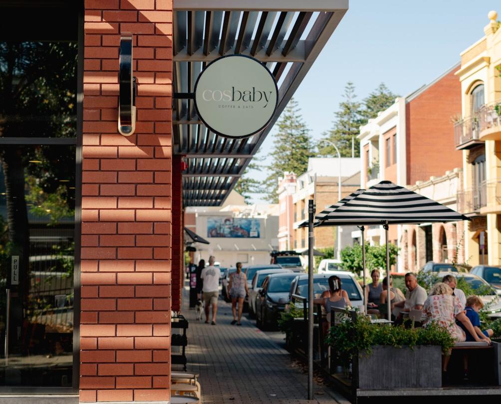 the street view of Cos Baby cafe in Fremantle