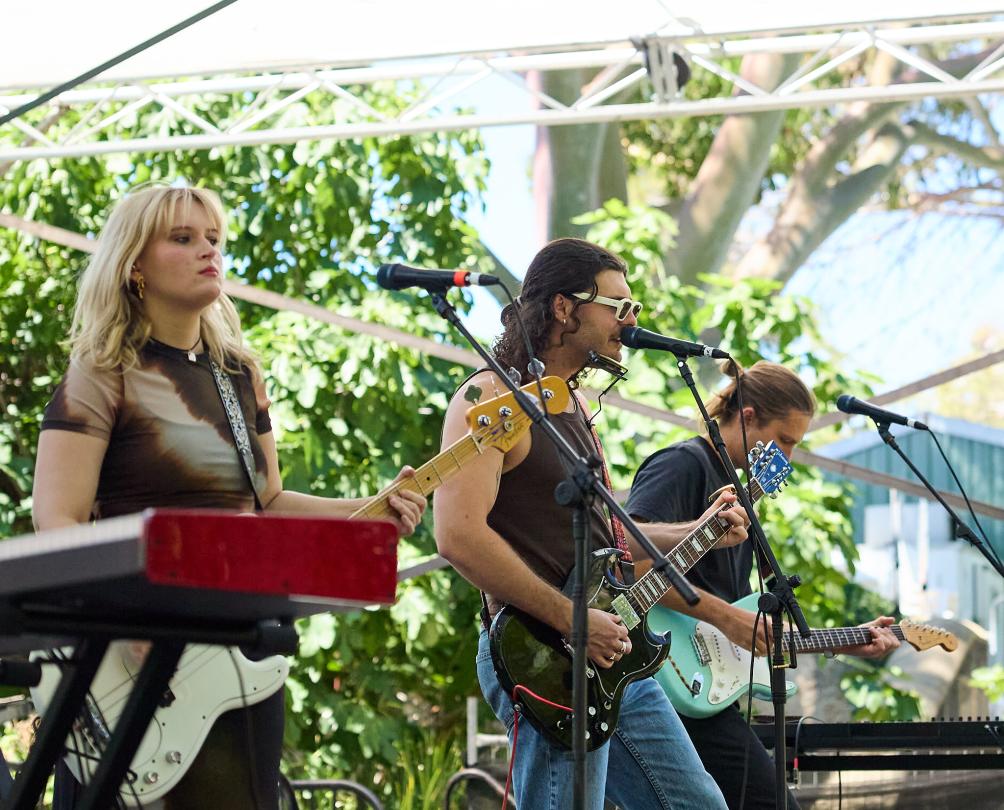 a band at Walyalup Fremantle Arts Centre for Sunday Music