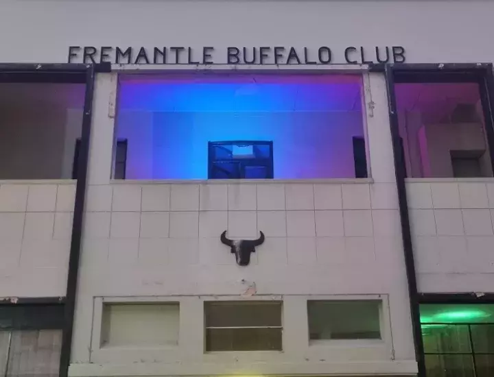 The entrance to the Fremantle Buffalo Club.
