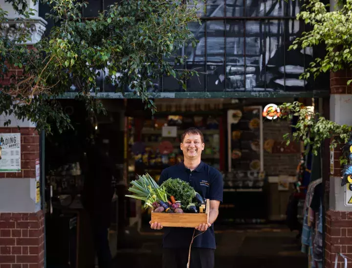 Man Holding Truffles